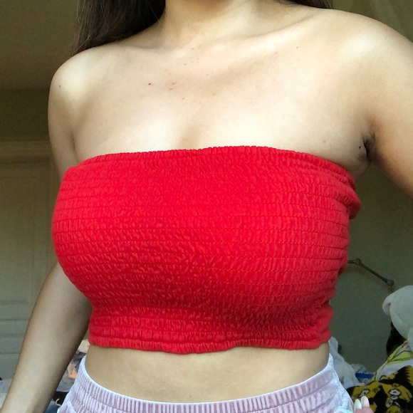 Wilfred Daveney Tube Top in Red - Picture 3 of 4
